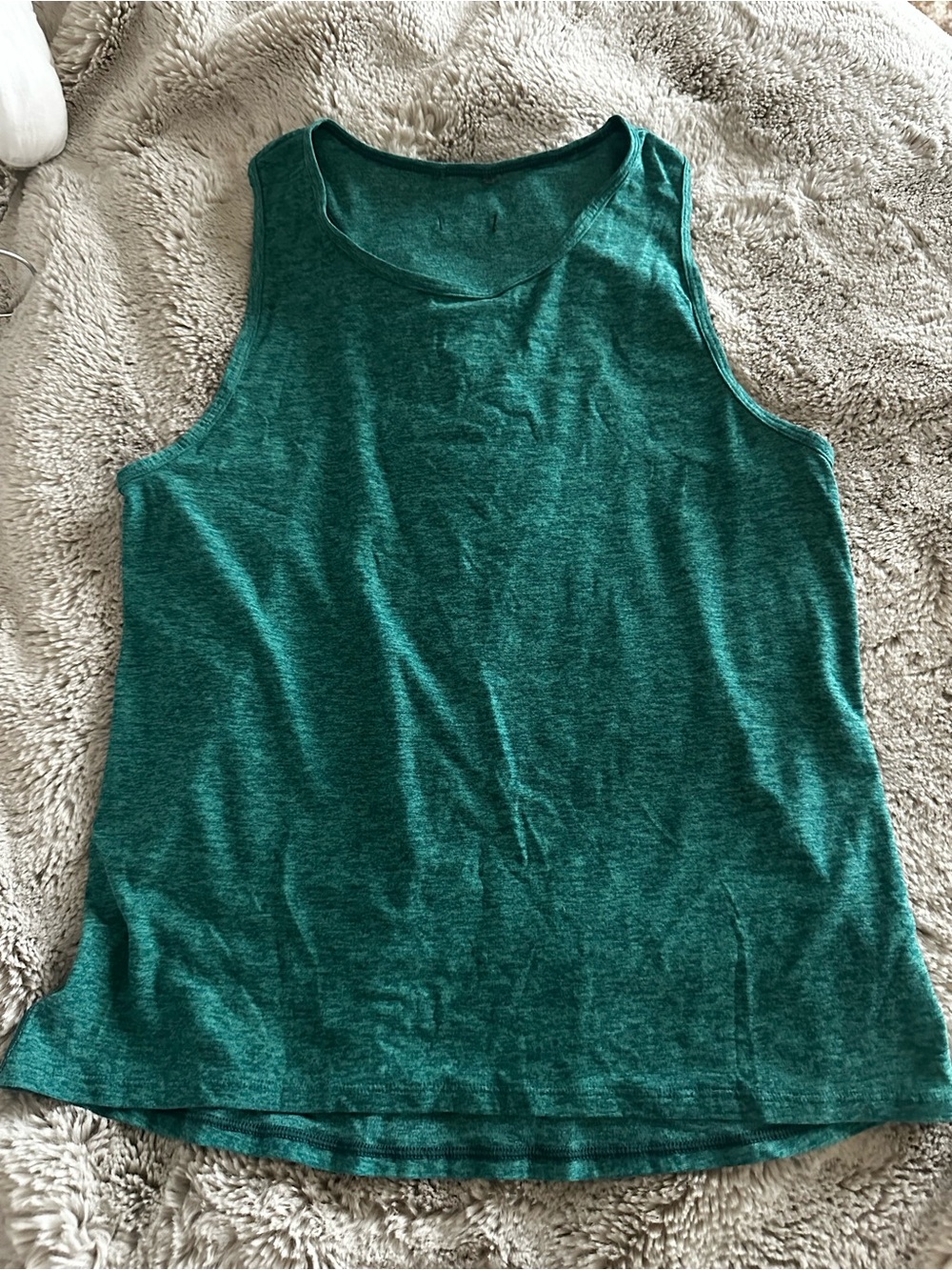 Oiselle Flyout Trail Tank Emerald Green Running Athletic Top Sz 4
